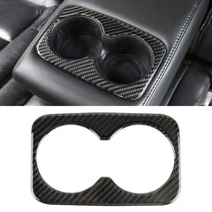 Car Water Cup Carbon Fiber Decorative Sticker for Jeep Grand Cherokee 2011-2018, Water Cup