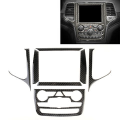 Car Central Control Navigation Carbon Fiber Decorative Sticker for Jeep Grand Cherokee 2011-2017, Central Control Navigation
