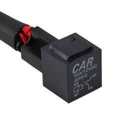 DC 12V 40A H11 Bulb Strengthen Line Group HID Xenon Controller Cable Relay Wiring, H11