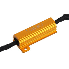 2 PCS 3156 Car Canbus Error Canceller Decoder Load Resistor LED 50W 8 Ohm No Blinking Decoder Heat Resistance Aluminum Case Heat Sink High Power Metal Shell Resistance, 3156