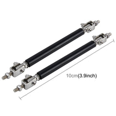 2 PCS Car Modification Large Surrounded By The Rod Telescopic Lever Front and Rear Bars Fixed Front Lip Back Shovel Adjustable Small Rod, Length: 10cm, Length: 10cm
