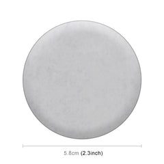 4 PCS Car-Styling Green Leaves Pattern Metal Wheel Hub Decorative Sticker, Diameter: 5.8cm, Green Leaves