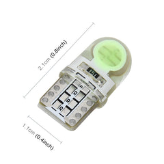 10 PCS T10 W5W DC 12V 1W 60LM Car Clearance Lights LED Marker Lamps with Decoder, Blue Light, White Light