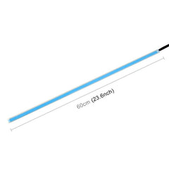 2 PCS 60cm DC12V 7.5W Ultra-thin Waterproof Car Auto Double Colors Turn Lights / Running Lights SMD-2835 LED Bulbs (Turn Lights: Yellow Light; Running Lights: Ice Blue Light), 60cm Turn Lights: Yellow Light; Running Lights: Ice Blue Light              ...