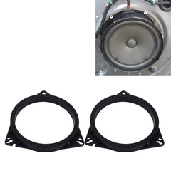 2 PCS Car Auto ABS  Loudspeaker Base Protection Cover Holder Mat for Nissan and Toyota, For Nissan and Toyota