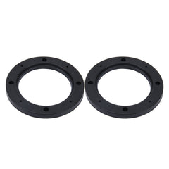 2 PCS 4 inch Car Auto ABS Loudspeaker Base Protection Hollow Cover Holder Mat, Inner Diameter: 10cm, 10cm