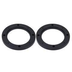 2 PCS 5 inch Car Auto ABS Loudspeaker Base Protection Hollow Cover Holder Mat, Inner Diameter: 12.5cm, 12.5cm