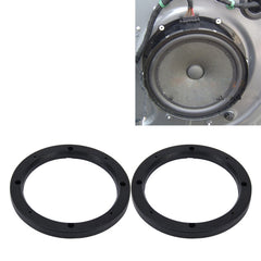 2 PCS 6.5 inch Car Auto ABS Loudspeaker Base Protection Hollow Cover Holder Mat, Inner Diameter: 14.5cm, 14.5cm