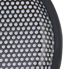 8 inch Car Auto Metal Mesh Black Round Hole Subwoofer Loudspeaker Protective Cover Mask Kit with Fixed Holder, 8 Inch
