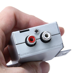 FH-203 12V Vehicle Car Audio Amplifier Noise Filter RCA Plug Loop Isolator for DVD Stereos, FH-203