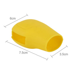 Rubber Car Hand Brake Head Cover Shift Knob Gear Stick Cushion Cover Car Accessory Interior Decoration Pad, Shift Knob  Cover(Yellow), Shift Knob  Cover(Black), Shift Knob  Cover(Grey), Shift Knob  Cover(Khaki), Shift Knob  Cover(Light Green)          ...