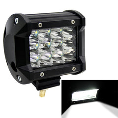 4 inch Three Rows Led Light Bar Modified Off-road Lights Roof Light Bar IP67 Waterproof 9W Condenser 6000K 5500LM LED Spotlight Light Searchlight Car LED Work Lights, DC 10-48V, Spot+36W