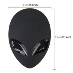 Wizard Head Shape Auto Sticker 3D Metal Fashion Car Stickers, Wizard Head