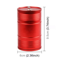 Universal Portable Car Metal Trash Rubbish Bin Ashtray, Universal Red