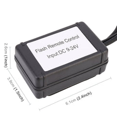 Universal Car 3 PIN DC 9-24V LED Light Strobe Flash Remote Control, 3 PIN (A)