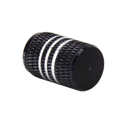 4PCS Metal Plated Circular Shape Universal Tire Valve Stem Cap With White Diamond, Circular Shape