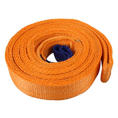 ZONGYUAN ZY-0223 Car 5m×5cm 8 Ton Towing 2 Ton Lifting Rope Straps High Strength Cable Cord Heavy Duty Recovery Securing Accessories for Cars Trucks(No Hook), 5m×5cm no hook
