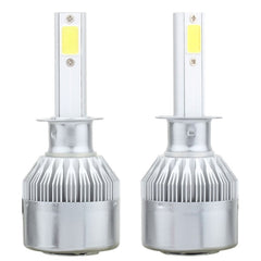 2 PCS  H1 18W 1800 LM 8000K IP68 Canbus Constant Current Car LED Headlight with 2 COB Lamps, DC 9-36V, H1