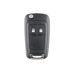 For Opel Car Keys Replacement 2 Buttons Car Key Case with Foldable Key Blade, 2 Buttons with Foldable Key Blade
