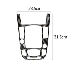 Car Carbon Fiber Gear Position Panel Decorative Sticker for Audi 2010-2018 Q5 / 2009-2016 A4L / 2009-2016 A5, Left Drive, Gear Position (C)
