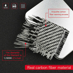 Car Carbon Fiber Storage Box Groove Decorative Sticker for Toyota Eighth Generation Camry 2018-2019, Left Drive, Storage Box Groove