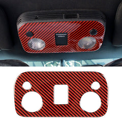 Car Carbon Fiber Roof Light Panel Decorative Sticker for Ford Mustang 2015-2020, Roof Light
