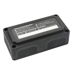 Max DC 48V 300A Heavy-Duty Module Design Bus Bar 4 M8 Terminal Studs Box Busbar for Car / RV / Boat, 300A