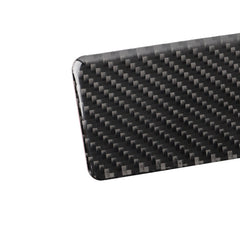 Car Carbon Fiber Rear Seat Ashtray Panel Decorative Sticker for Infiniti Q50 / Q60 2014-2020, Rear Seat Ashtray Panel