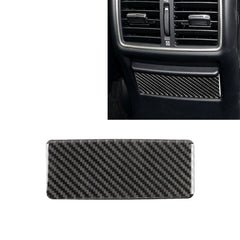 Car Carbon Fiber Rear Seat Ashtray Panel Decorative Sticker for Infiniti Q50 / Q60 2014-2020, Rear Seat Ashtray Panel