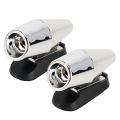 Pair Car ABS Deer Alert Sound Alarm Ultrasonic Wind Power Animal Repeller, Wind Power Animal Repeller (Black Silver), Wind Power Animal Repeller (Black)