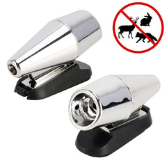 Pair Car ABS Deer Alert Sound Alarm Ultrasonic Wind Power Animal Repeller, Wind Power Animal Repeller (Black Silver), Wind Power Animal Repeller (Black)