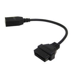 Car 3 Pin to 16 Pin OBD Cable for Honda, Cable Length: 40cm, 3 Pin to 16 Pin OBD Cable