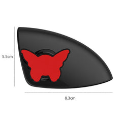 3R-146 3 in 1 Car Rearview Auxiliary Blind Spot Mirror Rear View 146 Front Wheel Mirror for Right Side, 3 in 1 Black Right