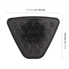 DC12V 1W Car Triangle Highlight Brake Lights Reversing Light with 20LEDs SMD-3528, Triangle (Black), Triangle (Red), Triangle (Transparent)