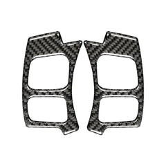 Car Carbon Fiber Steering Wheel Button Decorative Sticker for Lexus IS250 NX200 200t 300h 13-, Left Drive, Steering Wheel Button A Style, Left Drive