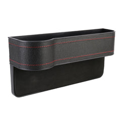 2 PCS Car Multi-functional Principal And Deputy Driver Seat Console Leather Box, Seat Console Leather Box (Black), Seat Console Leather Box (Beige), Seat Console Leather Box (Brown)