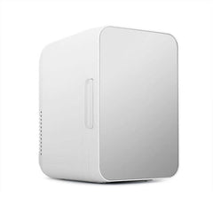 8L 37-48W Tempered Glass Panel Car / Home Mini Refrigerator US Plug, 8L US Plug(Gold), 8L US Plug(Silver)