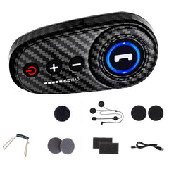 K10 Motorcycle Bluetooth Helmet Headset, Black Hard Pole Microphone, Carbon Fiber Hard Pole Microphone, Carbon Fiber Hidden Microphone, Black Hard Pole Microphone, Black Hidden Microphone, White Hidden Microphone, White Hard Pole Microphone