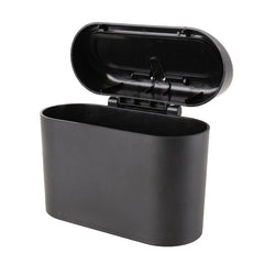 Vehicle Trash Can Bin Rubbish Bin Organizer Car-mounted Trash Storage Box, Trash Can Bin
