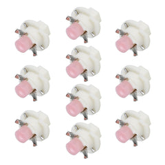 10 PCS B8.4 0.2W DC12V Wedge Instrument Panel COB LED Light Dashboard Gauge Cluster Indicator Lamp Bulb, B8.4 (Pink Light), B8.4 (Green Light), B8.4 (Red Light), B8.4 (White Light), B8.4 (Yellow Light)