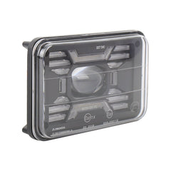 OL-2051S 1 Pair 4x6 inch Off-road Vehicle Modified Angel Devil Eyes Rectangular Headlight, OL-2051S