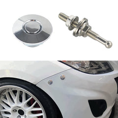 54mm Stainless Steel Quick-pins Push Button Billet Hood Pins Lock Clip Kit, 54mm (Silver), 54mm (Red), 54mm (Blue), 54mm (Black)