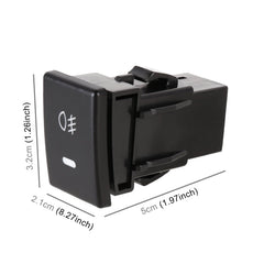 TS-16 Car Fog Light On-Off Button Switch with Cable for Isuzu mu-X, For Isuzu mu-X