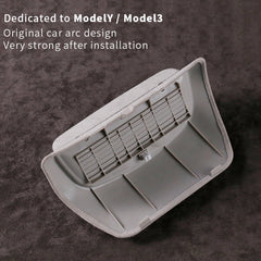 Car Suede Wrap Version Sunglasses Storage Box for Tesla Model 3 2019-2023, Suede Wrap Version for Tesla Model 3