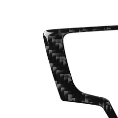 Car Carbon Fiber Multimedia Panel Decorative Sticker for Audi A6 S6 C7 A7 S7 4G8 2012-2018, Left and Right Drive Universal, Multimedia Panel