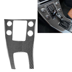 Car Carbon Fiber Central Control Panel Decorative Stickers for Volvo V60 2010-2017 / S60 2010-2018, Left Drive, Central Control Panel, Left Drive