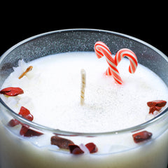 Candy Cane - Crystal Infused Scented Candle