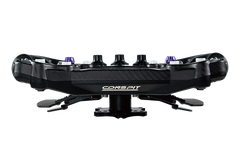Conspit 300GT steering wheel from Trak Racer UK with a black grip and silver accents, mounted on a steering wheel base.