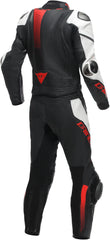 Customized Laguna Seca 6 Leather Motorcycle Motorbike Suit White Black