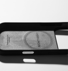 Black Liquid Silicone iPhone Air Case - MagSafe Compatible | The Classic Case